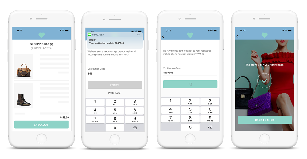 3D Secure 2.0 flow on a phone