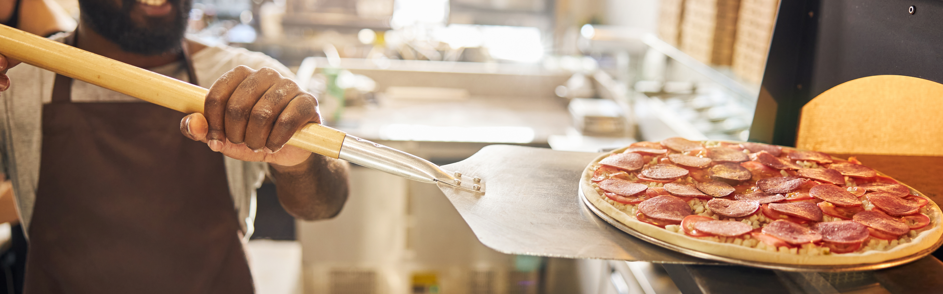 Making pizza