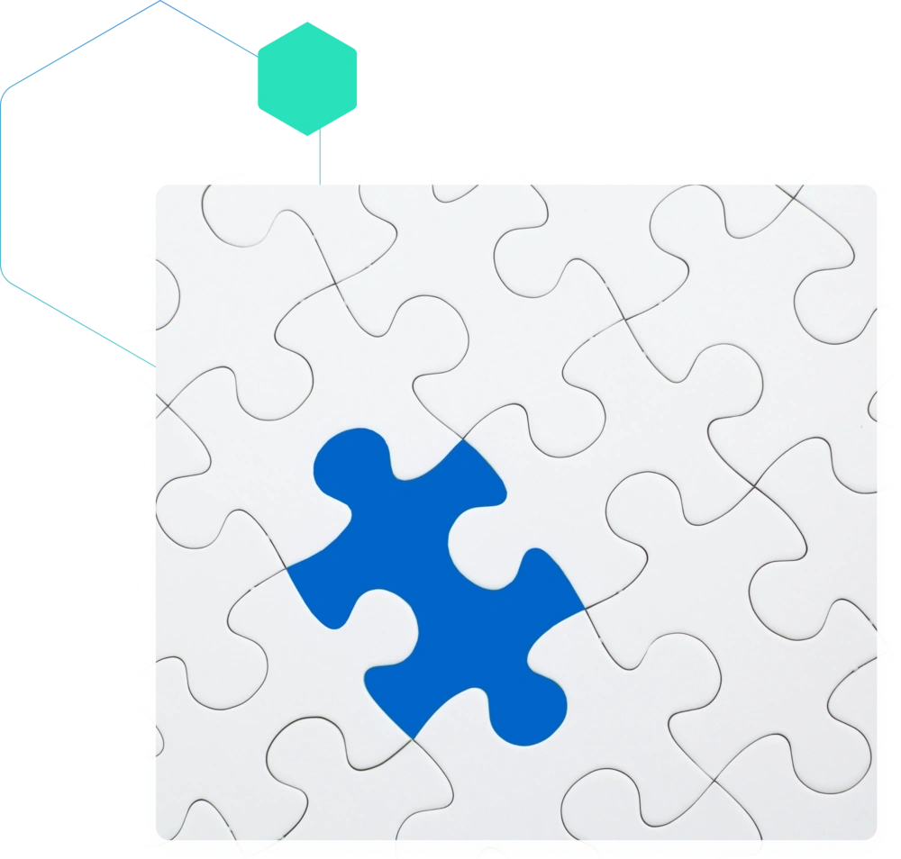 Pricing page puzzle piece