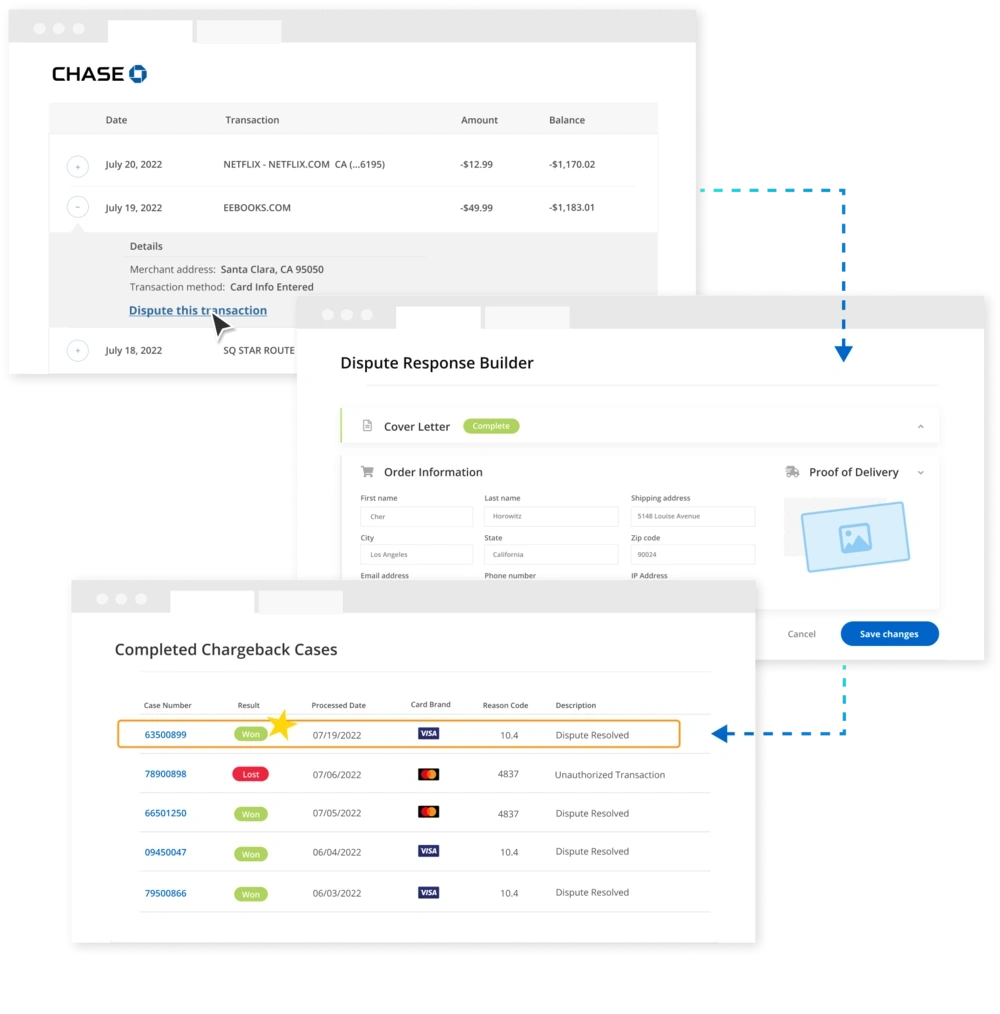 Chargeback response